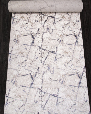 Ковер турецкий 30171-30 Merinos Hali (Полиэстер хит-сет, бежевый, голубой)